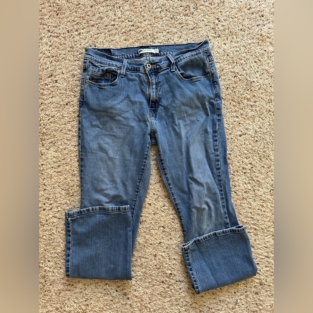 Vtg Levi's 515 Jeans Women's 10 Blue Denim Boot Cut Western Flat Pocket
